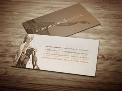 A Mending Touch Massage Business Cards Massage Therapy Business Massage Therapy Business