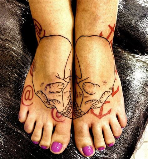 Seb Inkme Skulls Tattoo On Feet Tattoomagz › Tattoo Designs Ink
