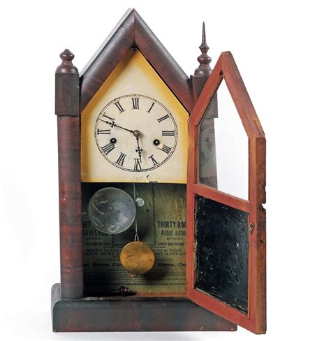 Save time and savor style when you shop the wide selection of mantel clocks and tabletop clocks from www.bed bath & beyond. Antique Steeple Mantel Clock by New Haven Clock Co. : EBTH