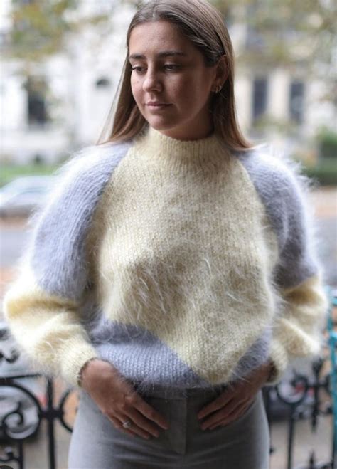 Fluffy Sweater Angora Sweater Softest Sweater Gros Pull Mohair Cozy