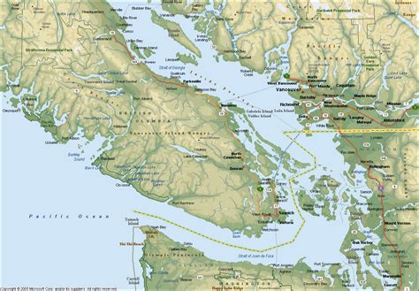 Victoria Island British Columbia Map