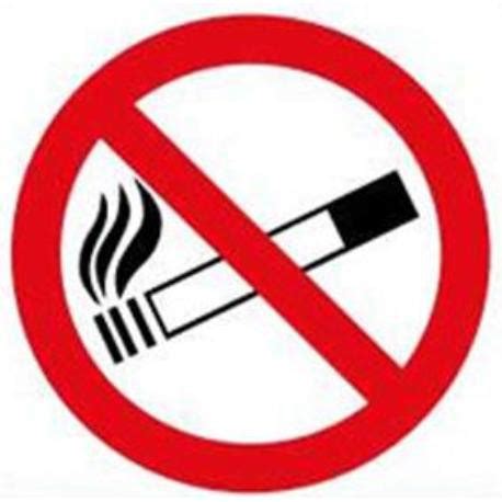 Cartel X Cm Prohibido Fumar