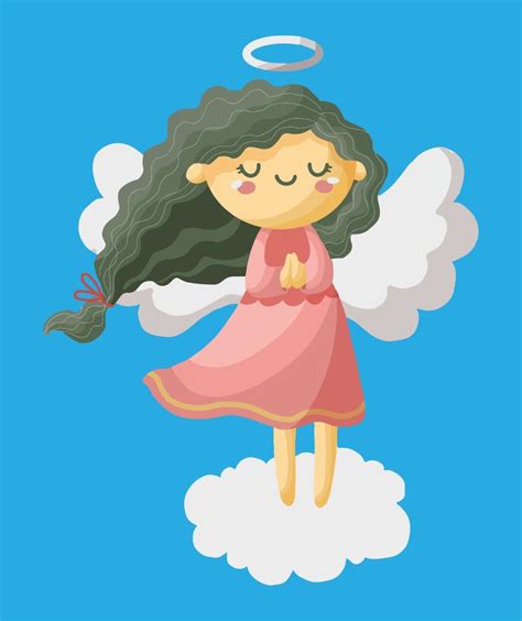 Sad Angel Vector Art Icons And Graphics For Free Download