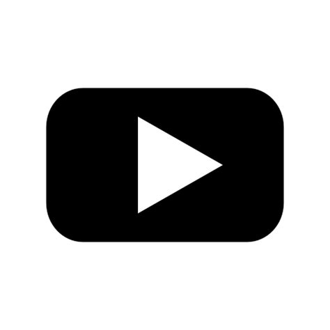 Black And White Youtube Icon At Getdrawings Free Download