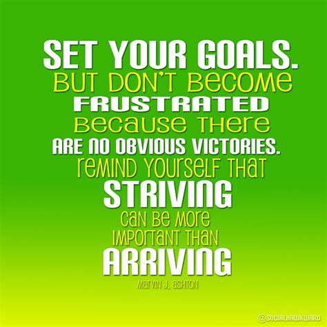 Quotes About Striving For Goals Quotesgram