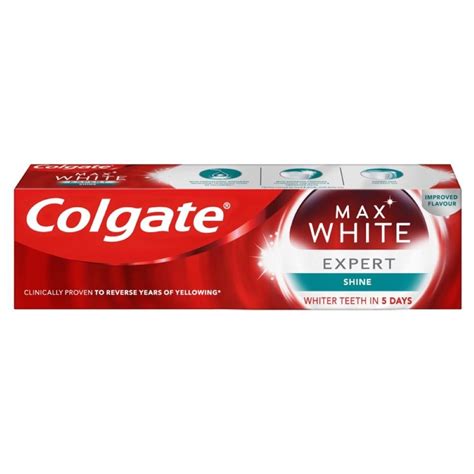 Colgate Max White Expert Shine Whitening Toothpaste 75ml Mcgorisks