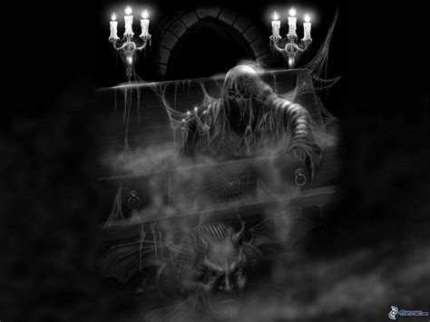 Hd Dark Grim Reaper Horror Skeletons Skull Creepy High Quality Picture