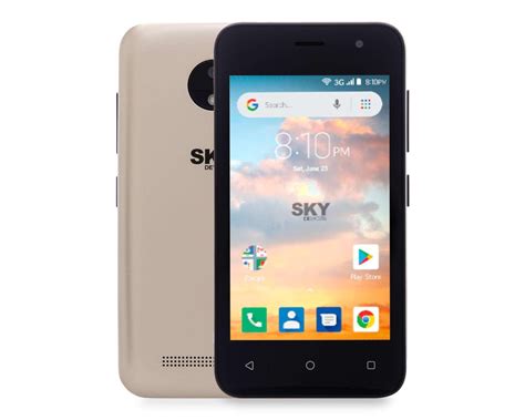 Celular Sky Device Desbloqueado Platinum B4 8 Gb Dorado Coppel