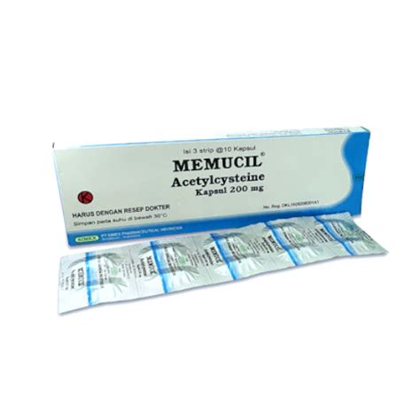 Memucil 200 Mg 10 Kapsul Kegunaan Efek Samping Dosis Dan Aturan