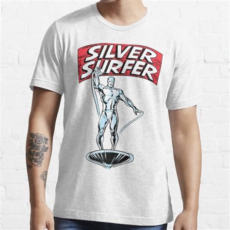 the silver surfer t shirt for sale by jodiebosi23 redbubble silver surfer t shirts 80s