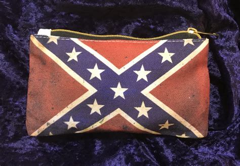 Barnwood Confederate Flag Ladies Pouch Confederate Shop