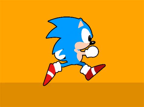 Sonic The Hedgehog Running Animation