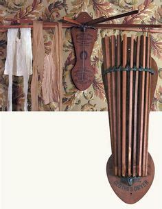 Old fashioned wooden clothes drying rack. Vintage Style Folding Wall Drying Rack-1 | Wooden clothes ...