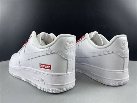 Giày Nam Supreme X Nike Air Force 1 Low White Cu9225 100 Sneaker Daily