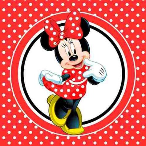 Resultado De Imagen Para Imagen De Minnie Mouse Roja Desain Banner