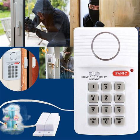 Hotbest Door And Window Alarms System Wireless With Panic Button Keypad