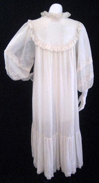 On The Rocks Ivory Gauze Victorian Style Nightgown Full Le Flickr