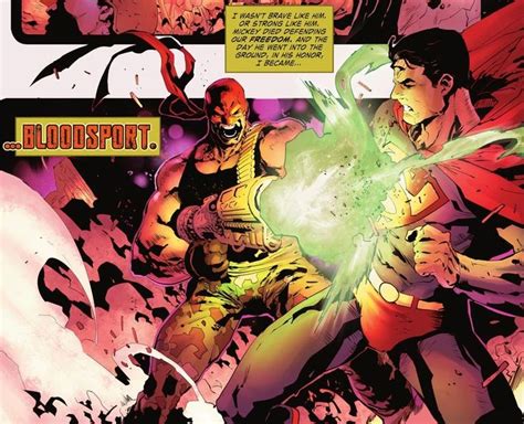 Bloodsport Vs Superman Comic Book Fight
