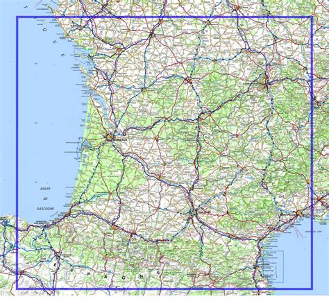 Alarme de temps/distance (déclenche une alarme lorsque vous atteignez votre objectif) activités (comparaison par rapport à d'anciennes activités) garmin cycle map (carte routière des pistes cyclables) difficulté et constance vtt: Carte routière sud ouest » Vacances - Arts- Guides Voyages