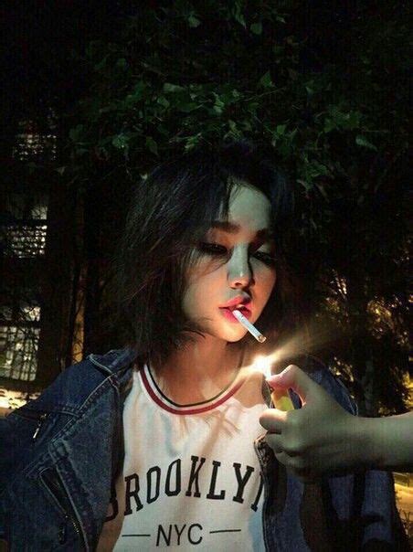 Girl Smoking Ulzzang Korean Girl Asian Woman Asian Girl Women