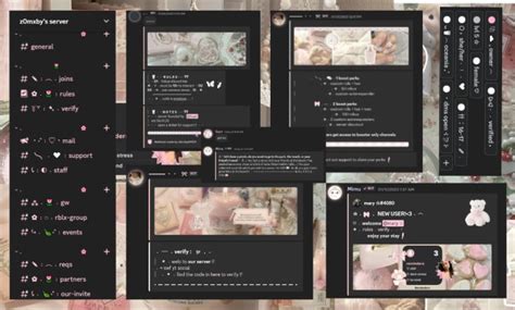 Create Cute Detailed Aesthetic Discord Servers By Z0mxby Fiverr