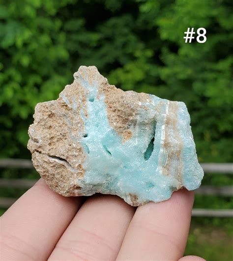 Raw Botryoidal Blue Aragonite Mineral Specimens From Pakistan Etsy