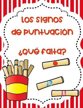 Signos De Puntuación Paquete Spanish Punctuation Marks Bundle TpT