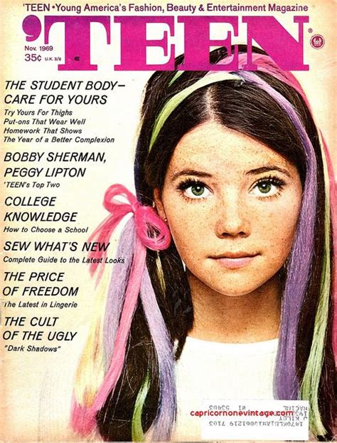 November 1969 Teen Magazine Cover Old Magazine Covers Vogue
