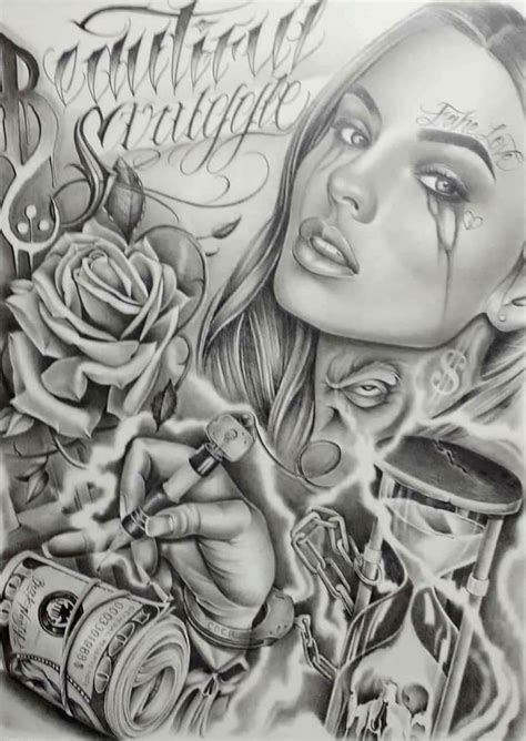 Pin By Marcos On Lowrider Prison Arte Chicano Art Tattoos Prison Art