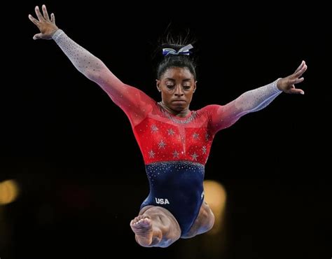 The olympic gold medalist, 23, looked. Simone Biles Becomes Most Decorated Gymnast In World ...