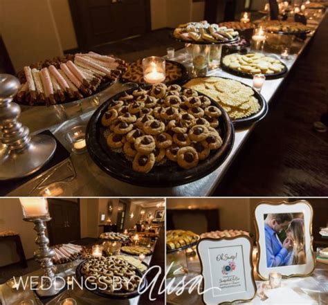 wedding cookie tables and photographers wedding cookie table
