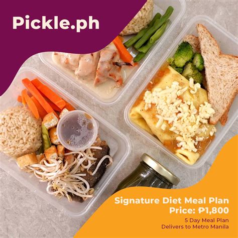 List Of Meal Delivery Plans For Various Diets Metro Manila The Poor