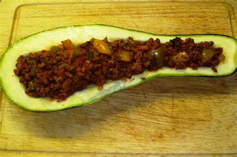 Continue cooking the mince, stirring frequently, for approximately 8 to 10 minutes. The Vegetarian Experience: Baked Stuffed Marrow