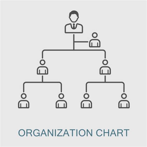 3 700 Organization Chart Icon Illustrations Graphiques Vectoriels