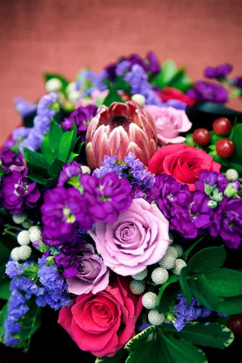 See more ideas about floral design, floral, flower arrangements. Kim & RJ's Jewel Toned Spring Wedding - Dandie Andie ...