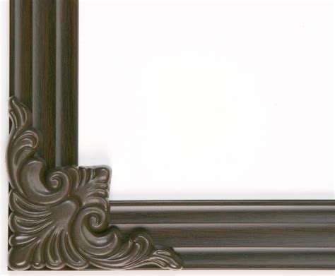 Mirredge Diy Mirror Framing System Up To 75 In X 72 In Cherry Walnut Decorative