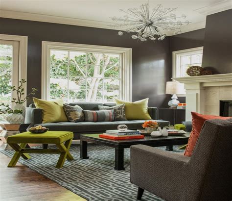 create  vintage mid century modern living room