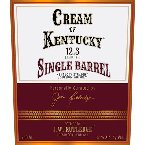 Buy Cream Of Kentucky Bourbon Single Barrel Bourbon 123 Year Old