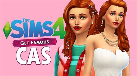 The Sims 4 Get Famous 🤩🌟 Full Cas Youtube