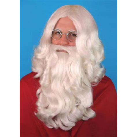 Santa Wig And Beard Deluxe Costume World