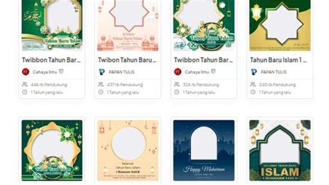 Link Twibbon Tahun Baru Islam Muharram H Gratis Dan