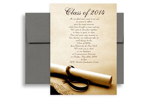 2020 Degree Photo Background Graduation Announcement Sample 5x7 In