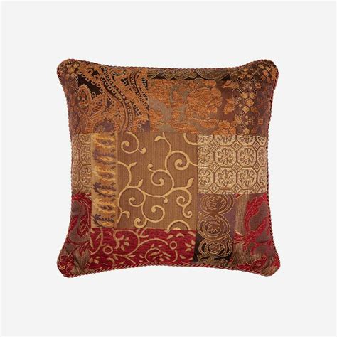Croscill Galleria 18 Decorative Pillow With Red Finish 2a0 590o0 6405