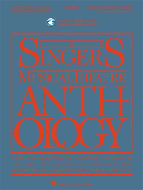 Singers Musical Theatre Anthology Volume 1 Mezzo Soprano Bookonli