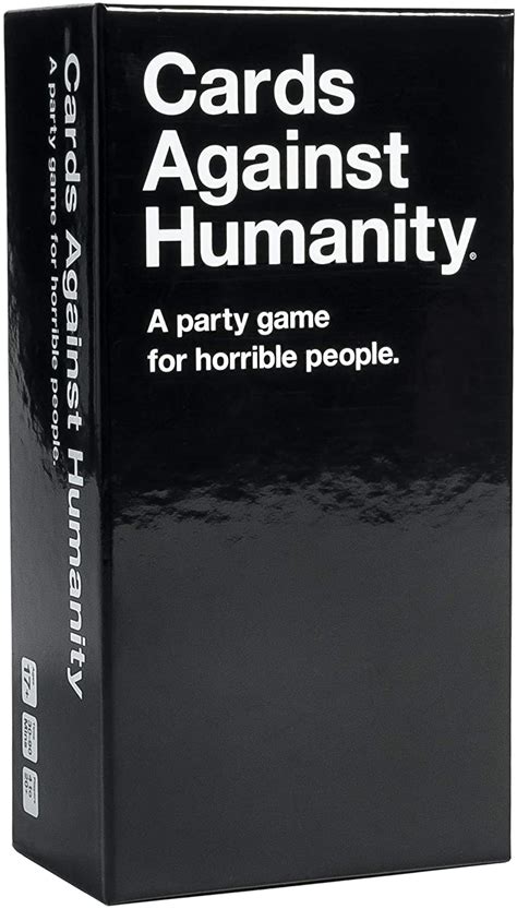The tagline for the game is a party game for horrible people, and the prompts and punchline cards are usually taboo. Cards Against Humanity - Highway Importers Online Shop