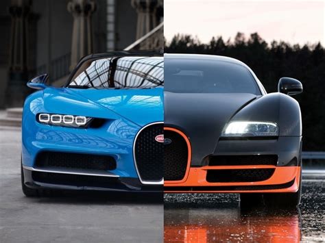 Bugatti Chiron Vs Bugatti Veyron Ss Duelo En El Cuarto De Milla Motores