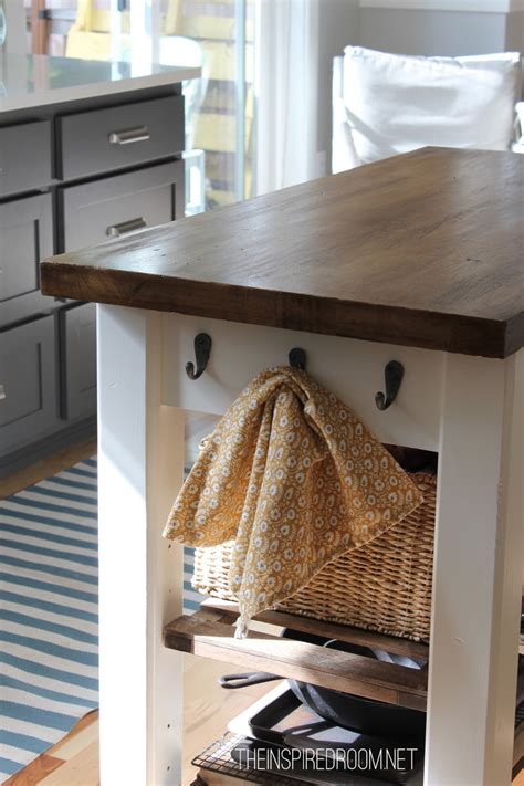 Their wood and color may vary. DIY Kitchen Island {from new unfinished furniture to ...