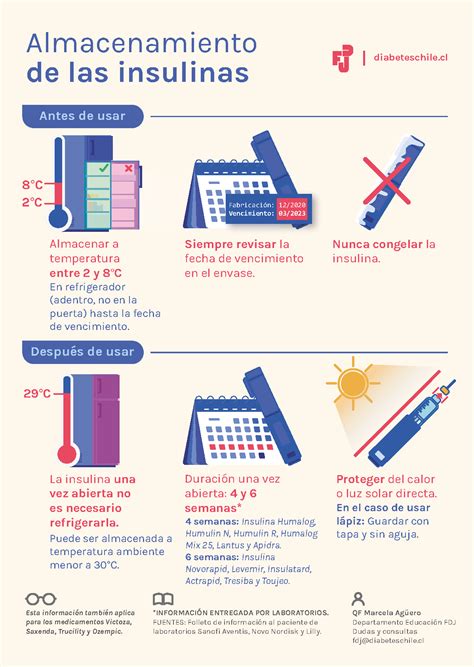 ¿cómo Almacenar En Forma Correcta Mi Insulina Fundación Diabetes