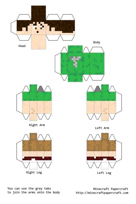 Minecraft Paper Craft Youtubers Papercraft Essentials Images And