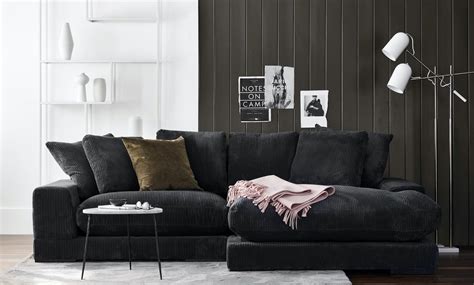Plush Reversible Corduroy Sectional Sofa Must Société